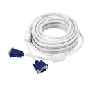 10M VGA Cable Male to Male 3+4 HD Fully Wired 15PIN for Lcd Crt Projector P