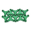 10X Plastic Y-Piece 3 Ways Water Hose Pipe Tube Connector Joiner Water Splitter