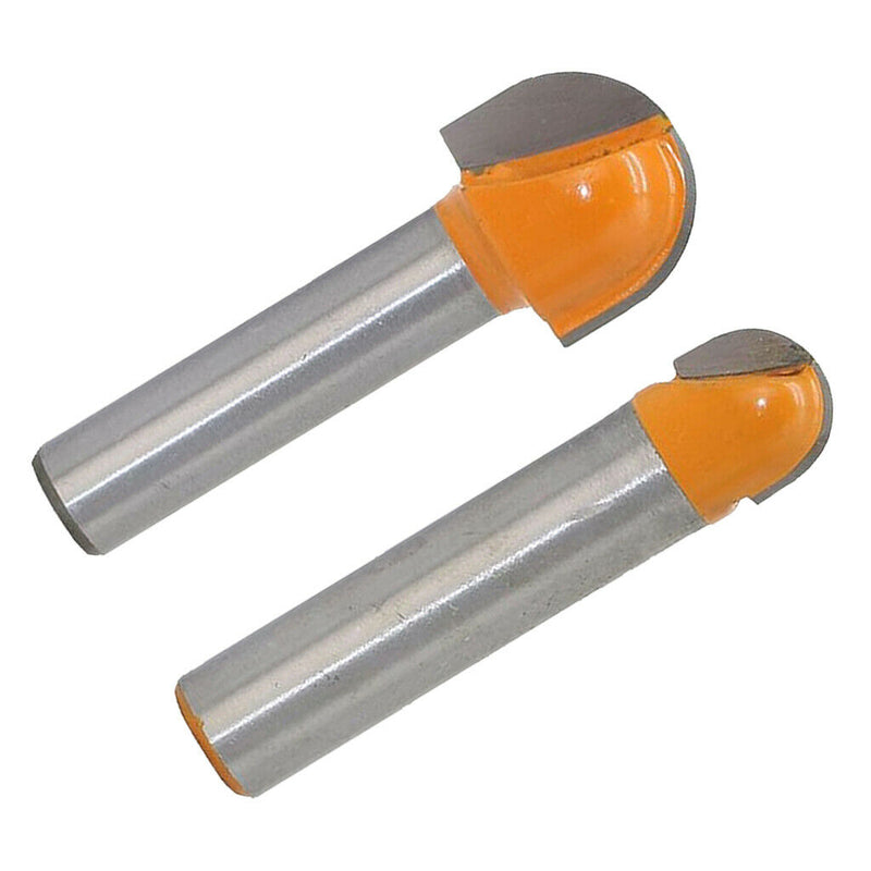 2 Pack Woodworking Tool 5/8, 3/8-inch Dia. Cutter 8mm Straight Shank Core Box