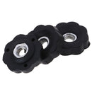 5Pcs M4 Plum Bakelite Hand Tighten Nuts Handle Star Thumb Nuts Manual Nuts OZ