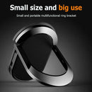Magnetic Metal Phone Socket Stand 360 Degree Rotation Tablet Finger Ring Holder