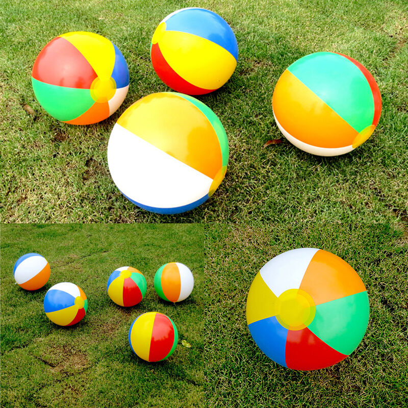 1Pcs Beach Pool Ball Inflatable Aerated Air Stress Water Educational Toys JR