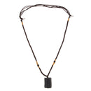 Raw Black Tourmaline Crystal Necklace