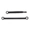 2x Black Steering Tie Rods Servo Link Linkage Accs for 1/10 RC WLtoys Cars
