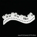Christmas Gift Border Metal Cutting Dies Stencil Scrapbooking Paper Craft