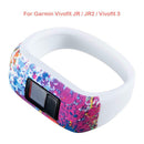 Silicone Printed Wristband Strap for Garmin Vivofit JR/JR2/Vivofit 3 L (B)