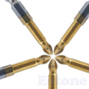 5Pcs 1/4" Hex Shank Titanium Coated Anti Slip Electric Screwdriver Bits PH2 50mm