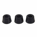 60 Pcs Universal TapeRed Black Rubber Feet Bumper Pad Washer 15mmx10mm X2H3