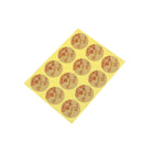 120pcs Round Hand Made Kraft Paper Seal Stickers DIY Gifts Baking Decor label  Z