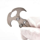 Stainless Steel Survival Gravity Hook Carabiner Climbing Claws Rescue Tool ME