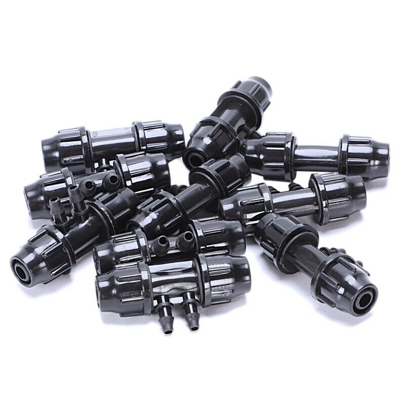 10 Pcs/Pack 11/8 Inch To 7/4 Inch Hose Connector Mini Irrigation Tubing Dri