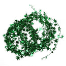 23 Feet Green Star Tinsel Garland Christmas Decoration R7N3