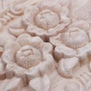 Retro Wood Ornament Applique Carving Ornament for Cabinet Door Furniture De