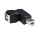 USB 2.0 B Female To USB B Male Right Angle Printer Extension Converter Adapter Z