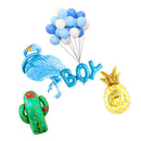 Hawaiian Flamingo Boy Girl Pineapple Cactus Balloons Decoration Kits