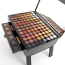 Miss Rose 180 Colors Cosmetic Powder Eyeshadow Palette Matte Nude Shimmer E