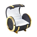 Plastic Beer Barrel Shape Velvet Ring Earrings Jewelry Display Storage Box