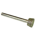 Diamond Grinding Head Short Inverted Conical Carving Tool 8mm