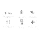 Rechargeable Usb Handheld Mini Fan Third Gear Silent Strong Wind Personal A