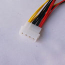 New 4 Pin IDE 1-to-3 Molex Exentsion Cable Y Splitter IDE Power Supply S6S5