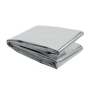 2 Pcs Emergency Survival Space Rescue Thermal Mylar Blankets for Camping 51x82"