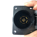Round Trailer 7 Way Connector Female Rv Light Plug Heavy Duty 7 Poles Socke