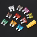 3X(100Pcs Medium Car Fuses 2A 3A 5A 7.5A 10A 15A 20A 25A 30A 40A + Clip Amp