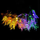 20LED Solar Power Colorful Butterfly Fairy String Light Wedding Party Decor