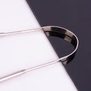 Stainless Steel Tongue Scraper Cleaner Fresh Breath Cleaning Tongue Care Tools Z