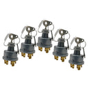 5x Metal Front Tractor Ignition Switch with 2 Key for Lucas 35670 128SA