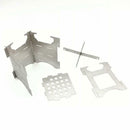 Outdoor Camping Stainless Steel Folding Wood Stove Portable Picnic Stove