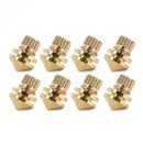 8 Pcs/Set Copper Speaker Suspension Spikes Isolation Stands Foot Base Pad f