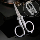 Mini Handy Pair of Folding Scissors Stainless Steel Travel Pocket Multi User 1PC