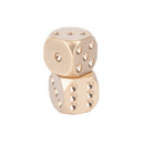 1Pc 13mm Pure Copper Solid Dice Manual Grinding Bar Creative Dice Toys Game   TE