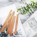 50 Set Wooden Candle Wicks Cores Sustainer Clip Soap Making DIY Craft for Party