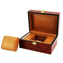 Luxury Single Slot Wood Watch Bangle Case Box Travel Business Wristwatch Storage