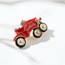 Enamel Crystal Rhinestone Motorcycle Shape Collar Brooch Pins Jewelry Gift FT