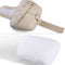 For Mercedes Benz Suede S Class Car Headrest Neck Pillows Seat Cushion Beige