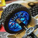 Metal 5mm to 12mm Wheel Hub Extension Adapter for WPL D12 RC Car Accessory