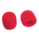 2pcs Red Microphone Foam Pop Cover Audio Mic Shield New