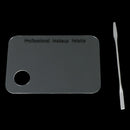 Cosmetic Acrylic Nail Art Makeup Polish Mixing Palette Stainless Steel Spatula,a