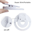 Selfie Light Ring, 2 Pack Led Circle Clip On Cell Phone Laptop Camera Led L