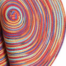 Braided Colorful Round Place Mats for Kitchen Dining Table Runner Heat Insu G2Y6