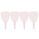 4Pcs Salon Barber Hairspray Face Masks Makeup Eyes Protection Shields Pink