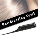 Anti-static Hairdressing Comb Hair Trimmer Comb for Hair Styling (Black)