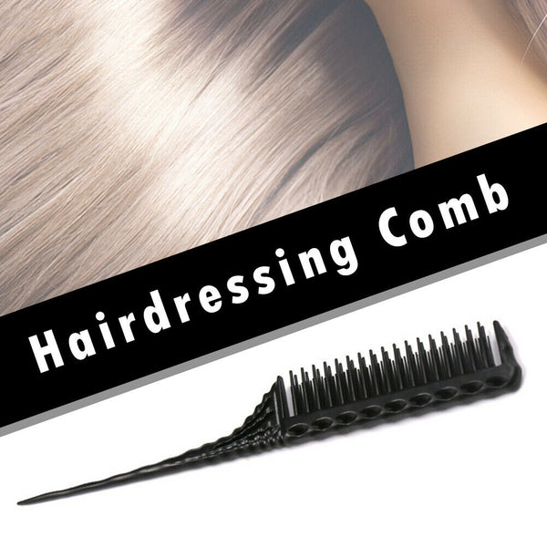 Anti-static Hairdressing Comb Hair Trimmer Comb for Hair Styling (Black)