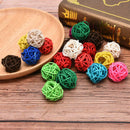 20Pcs 3CM Colorful Rattan Ball DIY Making Craft Wedding Party Home Decorati BX