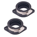 2x Motorcycle Adapter Intake Manifold Carb Carburetor Suzuki GN250 ATV Modern