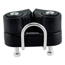2x Sailboat 2 Row Ball Bearing Cam Cleat