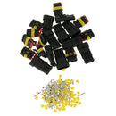 20 Set 3 6 Pin Sealed Waterproof Connector Kit 1.5mm Terminal for Car Auto